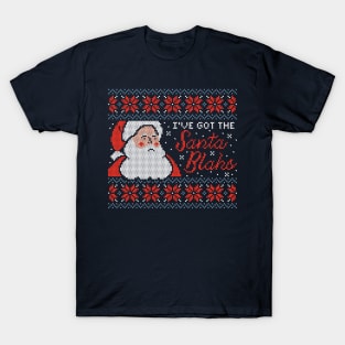 Santa Blahs Holiday Sweater T-Shirt